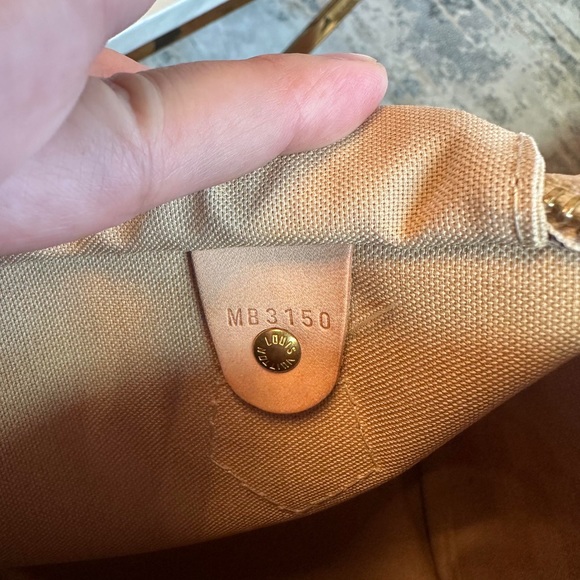 LOUIS VUITTON Speedy 25 Pattern Print Damier Azur - Picture 5 of 7